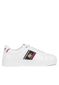 Beverly Hills Polo Club Sneakersy V12-722 Biały. Kolor: biały. Materiał: skóra