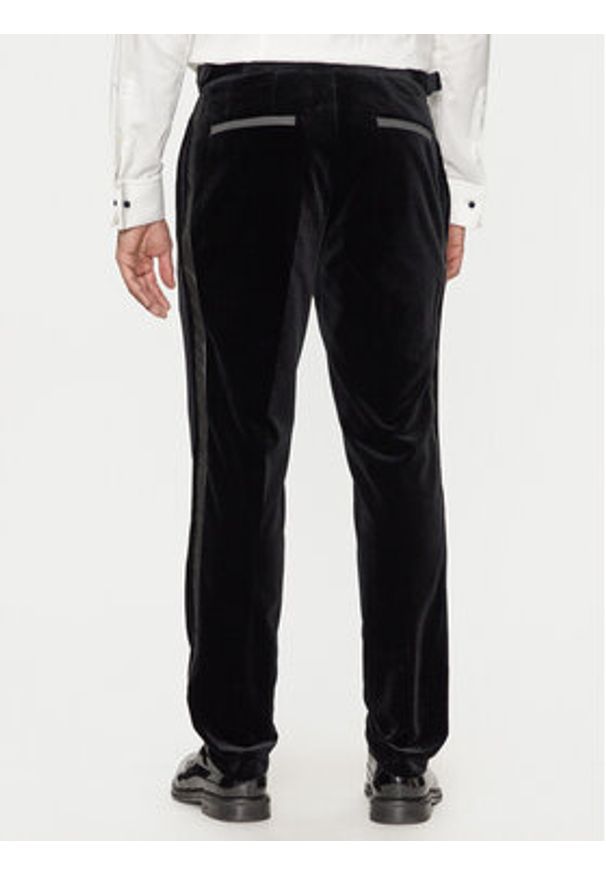 Hugo Spodnie materiałowe Getlin242E1X 50524910 Czarny Slim Fit. Kolor: czarny. Materiał: bawełna