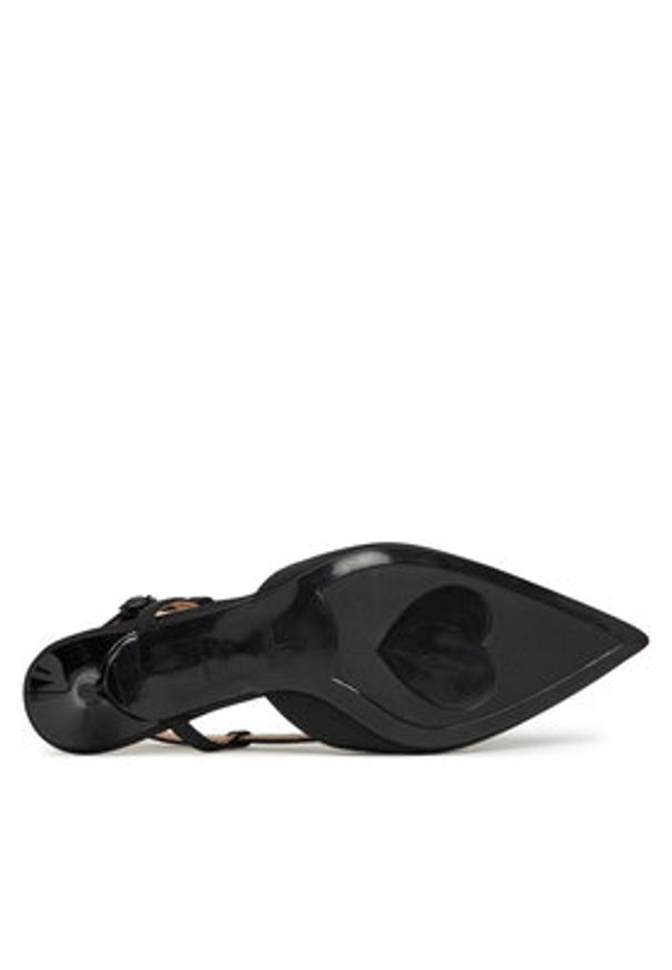Love Moschino - LOVE MOSCHINO Sandały JA10627G0MIMX000 Czarny. Kolor: czarny. Materiał: materiał