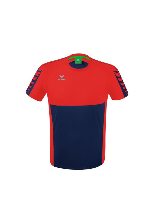 ERIMA - Koszulka dziecięca Erima Six Wings. Kolor: wielokolorowy, niebieski, czerwony. Materiał: materiał, prążkowany. Sport: piłka nożna