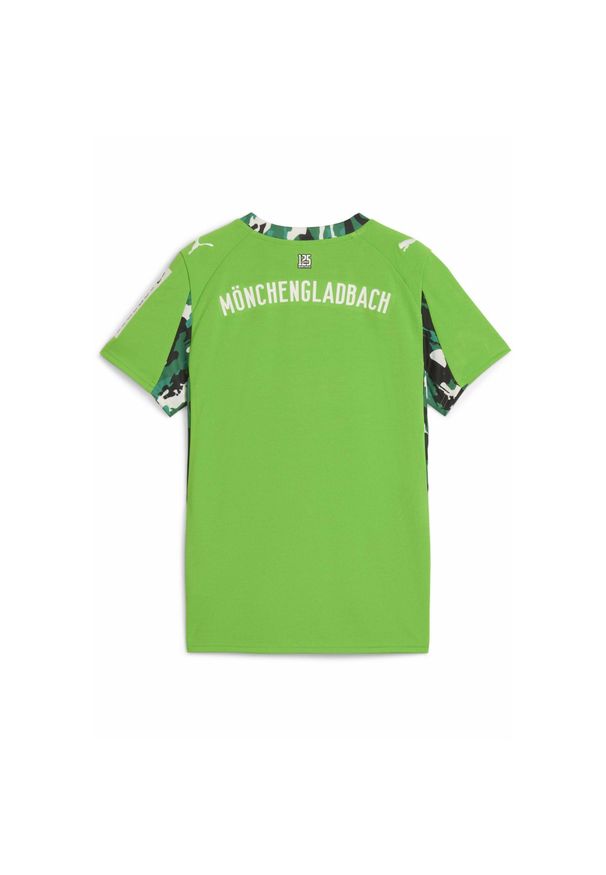 Puma - Młodzieżowa koszulka wyjazdowa Borussia Mönchengladbach 25/26 PUMA. Kolor: zielony