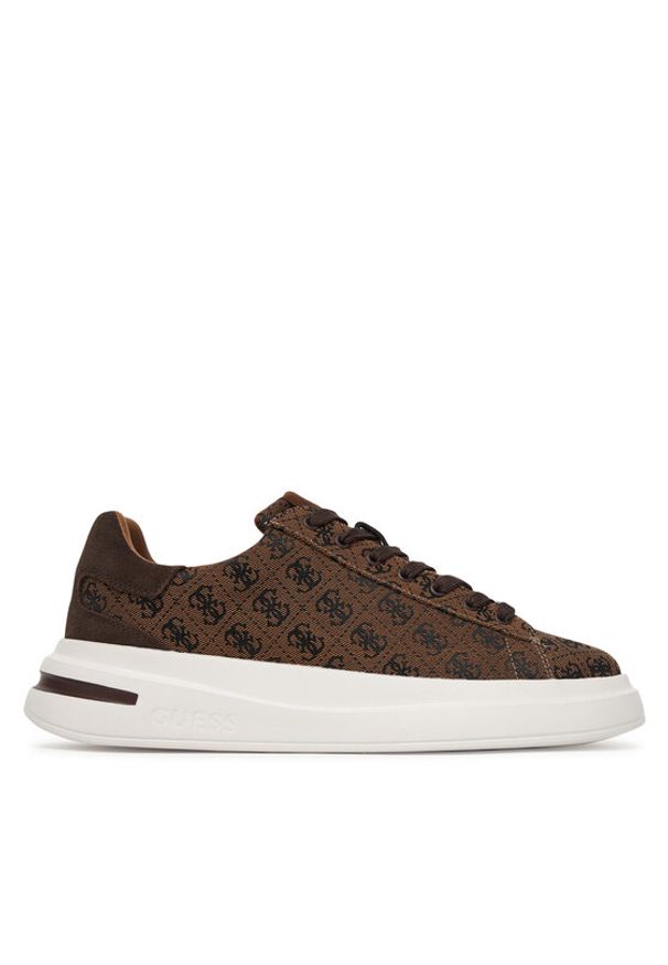 Guess Sneakersy FMJEBA FAL12 Brązowy. Kolor: brązowy. Materiał: materiał
