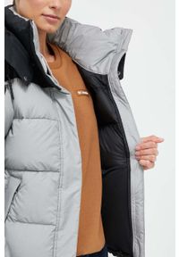 columbia - Columbia kurtka damska kolor szary zimowa. Kolor: szary. Materiał: włókno, materiał. Sezon: zima #6