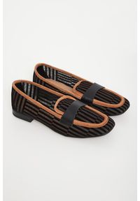 Baldinini - Loafersy damskie skórzane BALDININI. Materiał: skóra #1