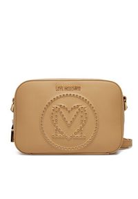 Love Moschino - LOVE MOSCHINO Torebka JC4068PP1ML1210A Beżowy. Kolor: beżowy. Materiał: skórzane #4