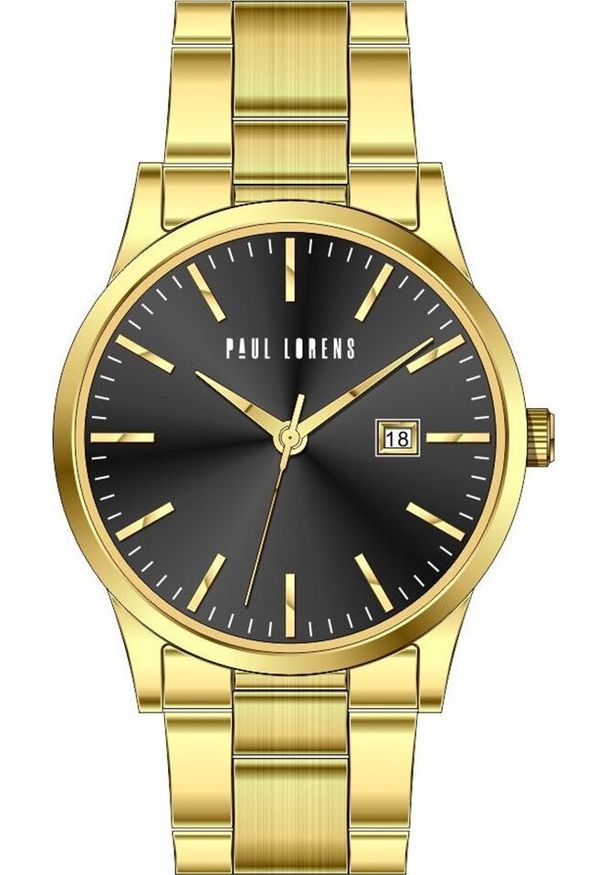 Paul Lorens - ZEGAREK MĘSKI PAUL LORENS - PL14573B-1D1 (zg367b) + BOX
