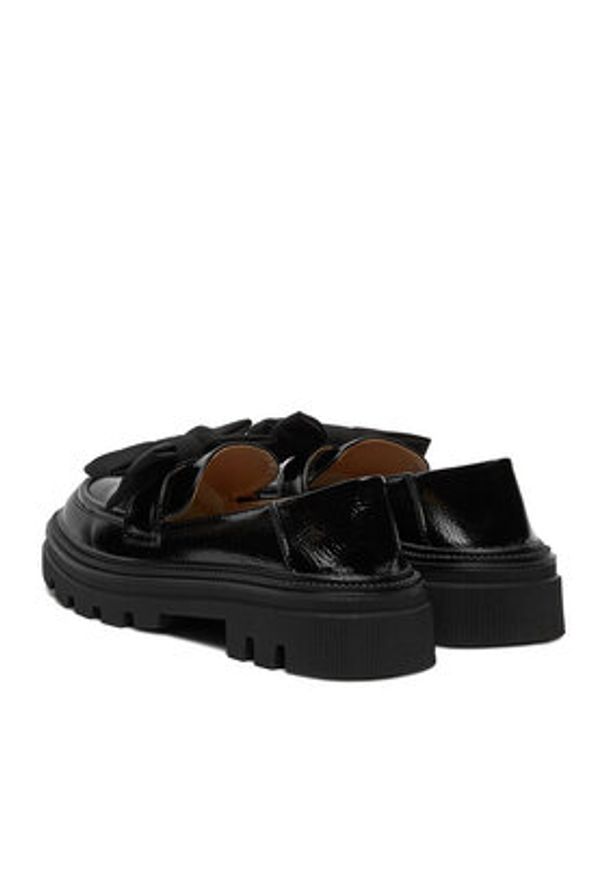 DeeZee Loafersy TYA56-J128 Czarny. Kolor: czarny. Materiał: skóra