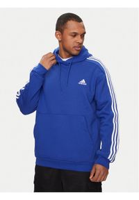 Adidas - adidas Bluza Essentials IJ8934 Niebieski Regular Fit. Kolor: niebieski. Materiał: bawełna