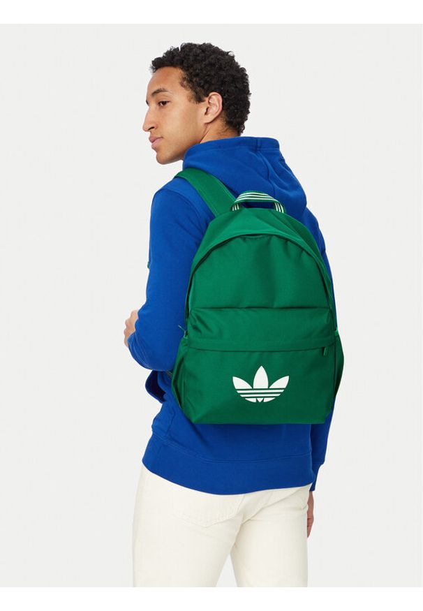 Adidas - adidas Plecak KD7812 Zielony. Kolor: zielony. Materiał: materiał