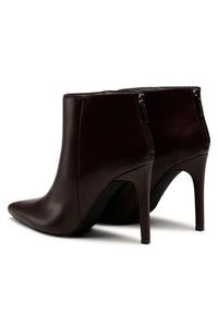 Jenny Fairy Botki LS5629-11 Bordowy. Kolor: czerwony. Materiał: skóra #6