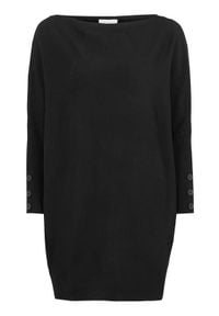 Freequent Długi sweter Sally Czarny female czarny S/M (38/40). Kolor: czarny. Materiał: dzianina, prążkowany. Długość: długie #1