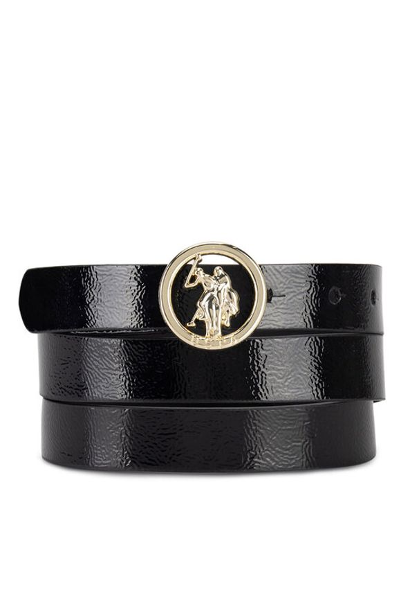U.S. Polo Assn. Pasek AIUXT2564WAJ Czarny. Kolor: czarny. Materiał: skóra