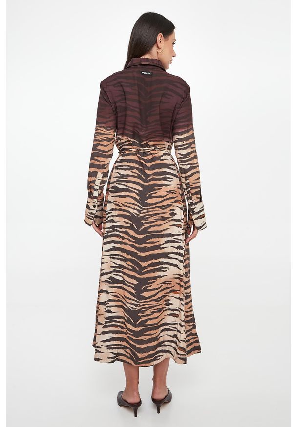 Pinko - Sukienka w zwierzęcy wzór Annabel PINKO. Wzór: motyw zwierzęcy