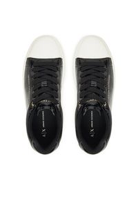 Armani Exchange Trampki XW001661 AF17477 UC001 Czarny. Kolor: czarny. Materiał: skóra #5