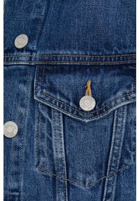 GAP kurtka jeansowa damska przejściowa. Kolor: niebieski. Materiał: jeans