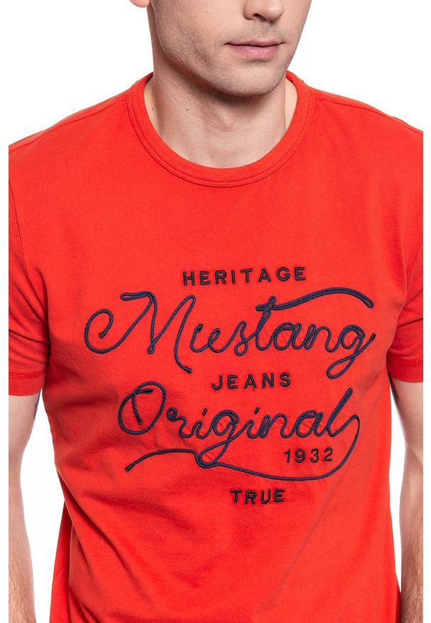 Mustang - MĘSKI T-SHIRT MUSTANG ALEX C EMBRO AW 1008954 7179