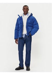 TOMMY HILFIGER - Tommy Hilfiger Kurtka puchowa MW0MW41361 Niebieski Regular Fit. Kolor: niebieski. Materiał: syntetyk #3