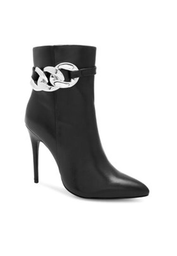 Eva Minge Botki MURCJA-110474 Czarny. Kolor: czarny. Materiał: skóra