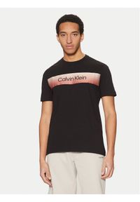 Calvin Klein T-Shirt K10K114163 Czarny Regular Fit. Kolor: czarny. Materiał: bawełna