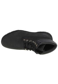 Buty Timberland 6 In Basic Boot M 0A27X6 czarne. Okazja: na co dzień. Zapięcie: sznurówki. Kolor: czarny. Materiał: nubuk, guma