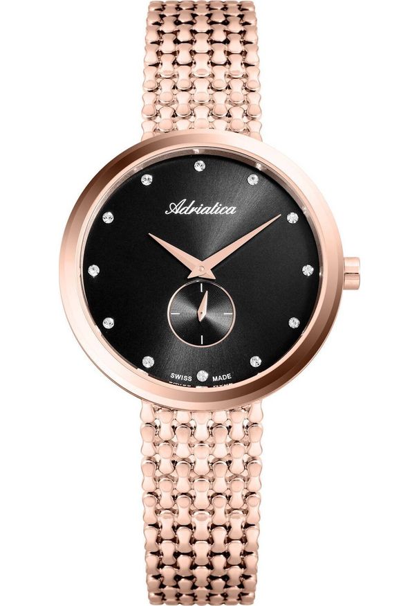 Zegarek Adriatica Zegarek Damski Adriatica na bransolecie A3724.9144Q - Zegarek Kwarcowy Swiss Made