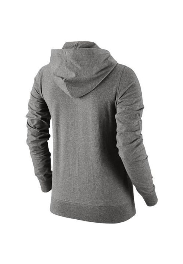 Bluza sportowa damska Nike Sportswear W Hoodie Full Zip Jersey. Typ kołnierza: kaptur. Kolor: szary. Materiał: jersey