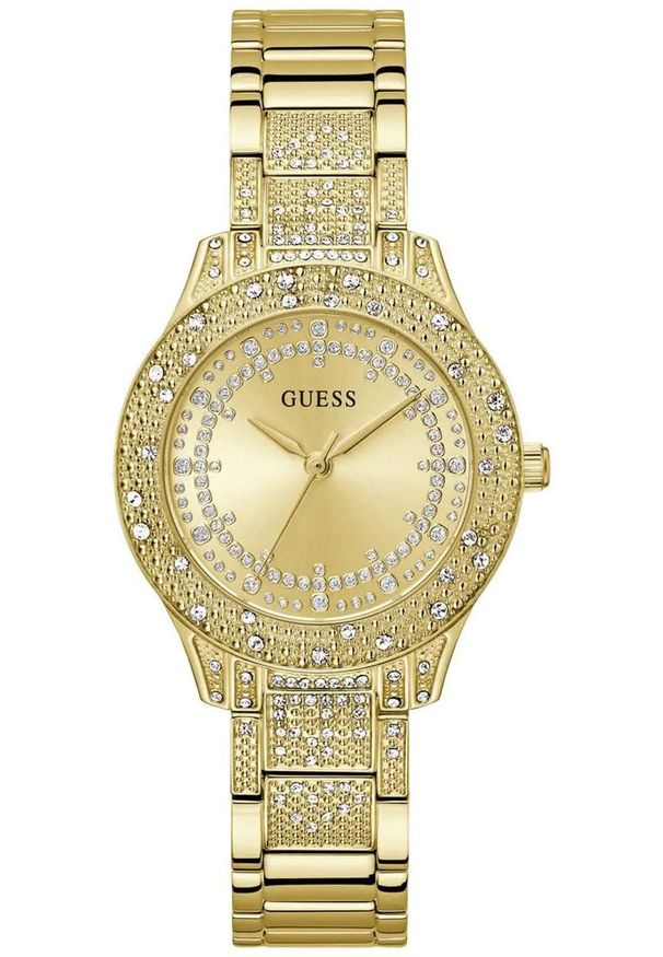 Zegarek damski Guess GW0746L2 CYRKONIE złoty. Kolor: złoty