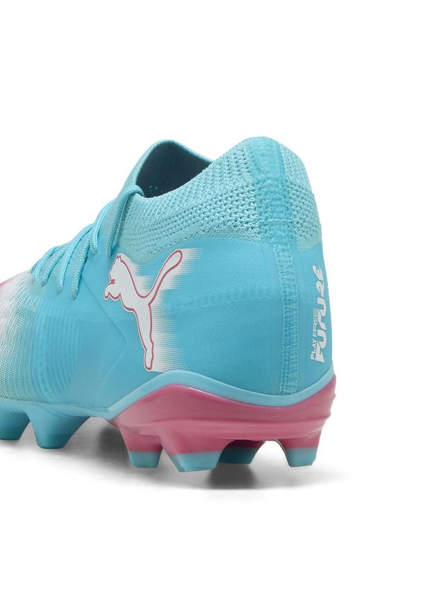 Puma - Buty piłkarskie unisex FUTURE 8 MATCH RE-CHARGE FG/AG PUMA. Kolor: różowy, niebieski, wielokolorowy, biały. Sport: piłka nożna
