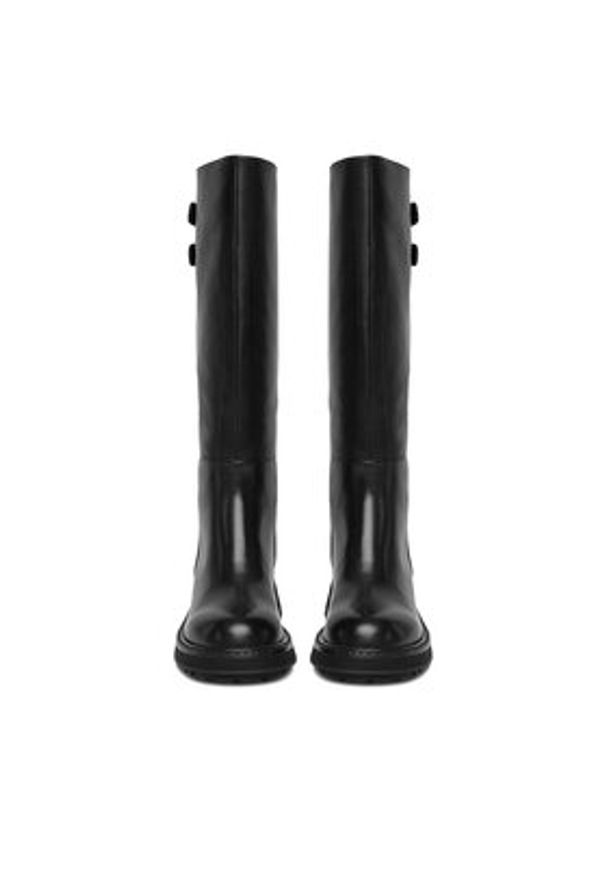 Badura Kozaki EO-ARIANA-283-313-1 Czarny. Kolor: czarny. Materiał: skóra