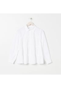 Sinsay - Koszula babydoll - Biały. Kolor: biały #1