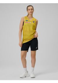 4f - 4F Koszulka meczowa replika domowa z sezonu 2025/26 damska 4F x VBW Arka Gdynia - żółta L. Kolor: żółty. Materiał: materiał. Wzór: nadruk. Sport: fitness #2