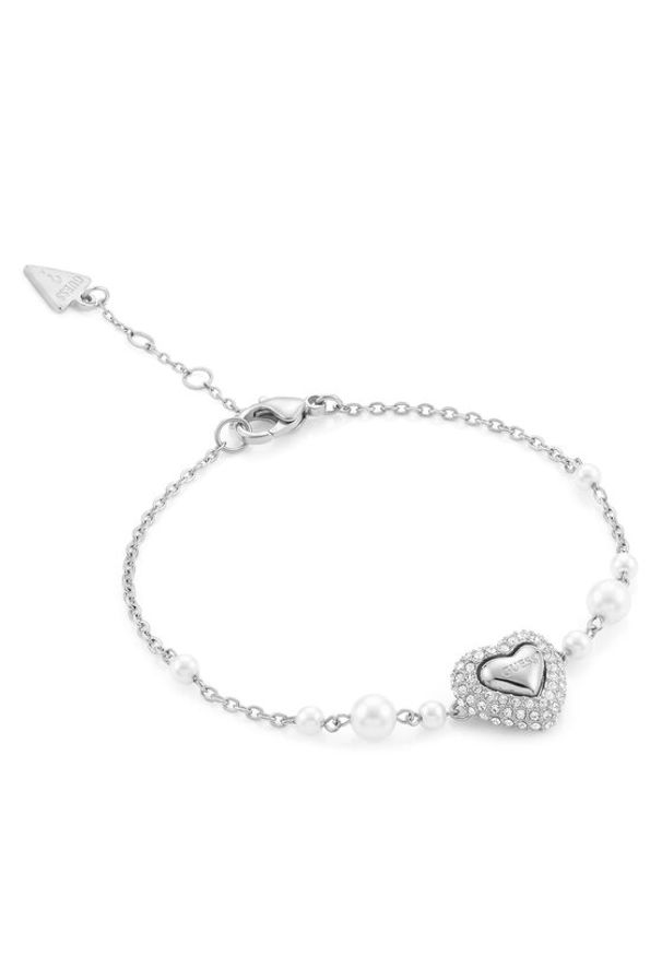 Guess Kolczyki JUBB06 009JW Srebrny. Materiał: metalowe. Kolor: srebrny