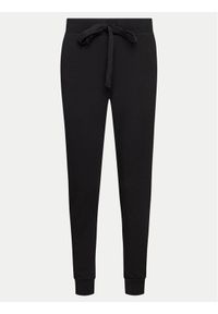 Deha Spodnie dresowe A00338 Czarny Regular Fit. Kolor: czarny. Materiał: bawełna #1