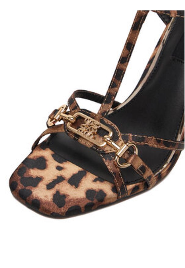 Nine West Sandały EO-SZ96690 Brązowy. Kolor: brązowy. Materiał: materiał