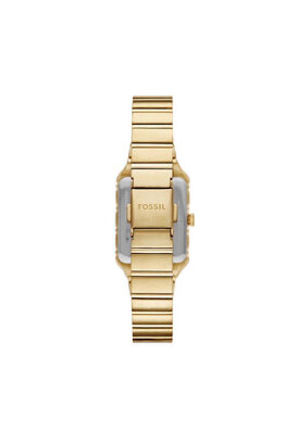 Fossil Zegarek Raquel Gold Stainless Steel ES5389 Złoty. Kolor: złoty