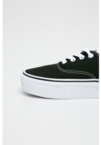 Vans - Tenisówki Authentic Platform. Nosek buta: okrągły. Zapięcie: sznurówki. Kolor: czarny. Materiał: guma. Obcas: na platformie