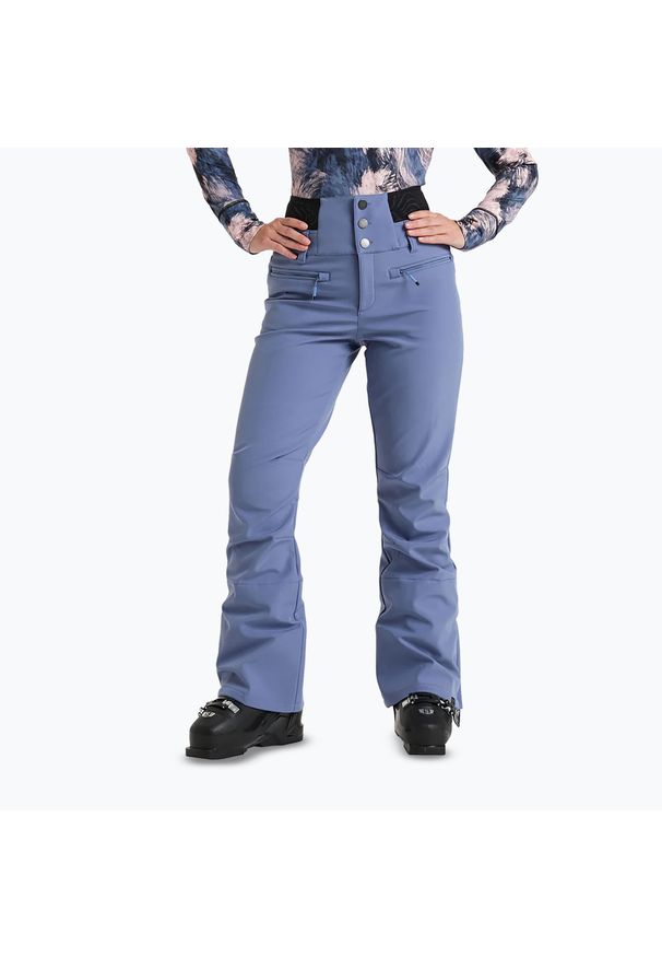 Roxy - Spodnie snowboardowe damskie ROXY Rising High. Kolor: fioletowy. Sezon: zima. Sport: snowboard