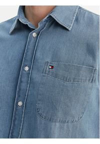 TOMMY HILFIGER - Tommy Hilfiger Koszula jeansowa MW0MW42431 Niebieski Regular Fit. Kolor: niebieski. Materiał: bawełna #2