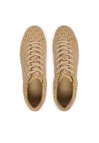 MICHAEL Michael Kors Sneakersy 42S4KEFS1B Beżowy. Kolor: beżowy. Materiał: skóra #4