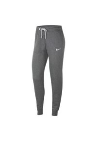 Nike - Spodnie Do Biegania Park 20 Fleece Dla Kobiet. Kolor: szary. Sport: turystyka piesza