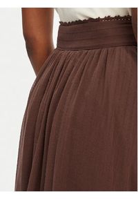 Guess Spódnica maxi 5GGD34 7317A Brązowy Regular Fit. Kolor: brązowy. Materiał: bawełna #4