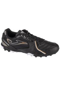 Buty piłkarskie męskie Joma DRIBLING 2401 TURF DRIW2401TF. Zapięcie: sznurówki. Kolor: czarny. Materiał: guma, materiał, syntetyk. Szerokość cholewki: normalna. Sport: piłka nożna