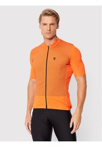 Quest Koszulka rowerowa Go Anywhere Pomarańczowy Slim Fit. Kolor: pomarańczowy. Materiał: syntetyk #1