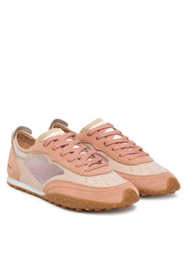 HOFF Sneakersy Bridge Mesh 12661023 Koralowy. Kolor: pomarańczowy. Materiał: zamsz, skóra