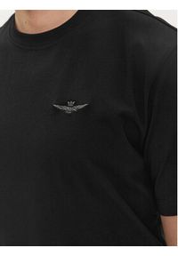 Aeronautica Militare T-Shirt 241TS2065J592 Czarny Regular Fit. Kolor: czarny. Materiał: bawełna #5