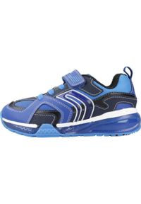 Geox - Buty GEOX J BAYONYC BOY Niebieski. Kolor: niebieski. Materiał: syntetyk, tkanina. Sport: turystyka piesza