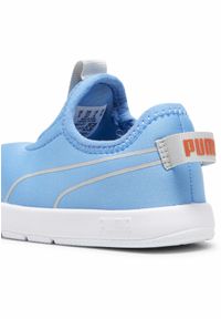 Puma - Sneakersy dla małych dzieci PUMA Courtflex v3 Slip On. Zapięcie: bez zapięcia. Kolor: wielokolorowy, niebieski, szary