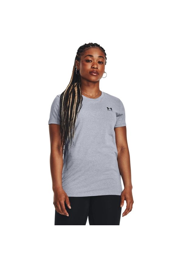 Koszulka fitness damska Under Armour Sportstyle LC. Kolor: szary. Sport: fitness