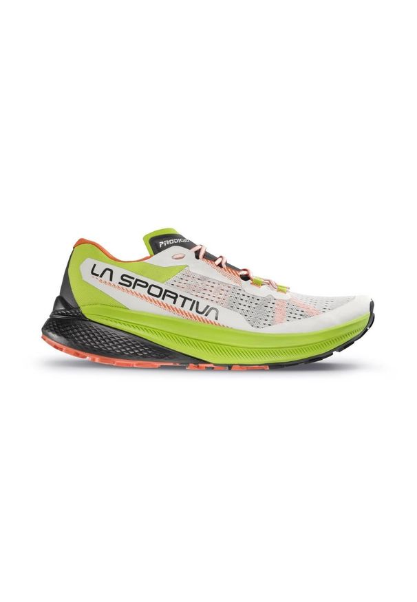 LA SPORTIVA - Buty do biegania męskie La Sportiva La Prodigio. Zapięcie: sznurówki. Kolor: pomarańczowy, żółty, zielony, wielokolorowy, biały. Materiał: syntetyk, tkanina, materiał. Szerokość cholewki: normalna