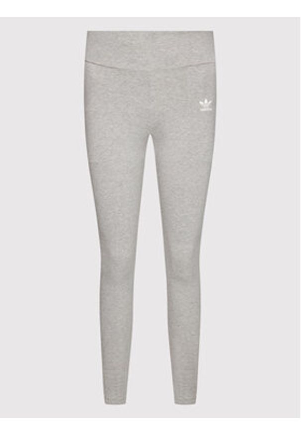 Adidas - adidas Legginsy adicolor Essentials HD2351 Szary Tight Fit. Kolor: szary. Materiał: bawełna